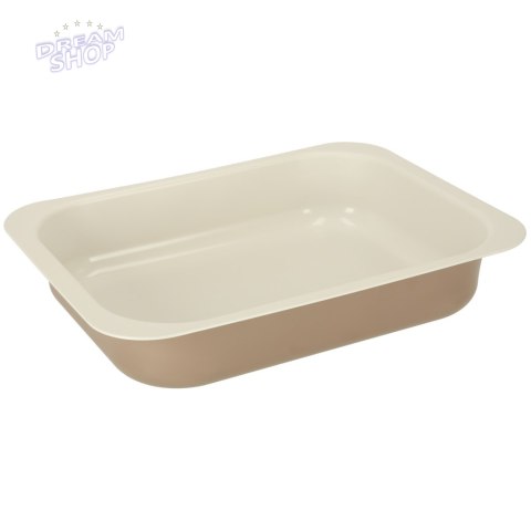 Blacha forma do pieczenia tłoczona 29cm x 22cm x 60cm brązowa