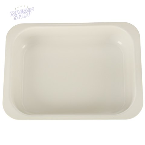 Blacha forma do pieczenia tłoczona 29cm x 22cm x 60cm brązowa