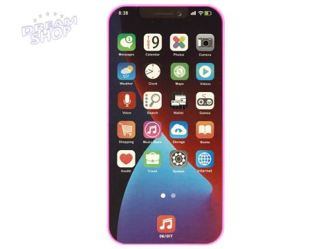 Dziecięcy Telefon Ze Światłem i Muzyką Różowy Dziecięcy Telefon Ze Światłem i Muzyką Różowy
