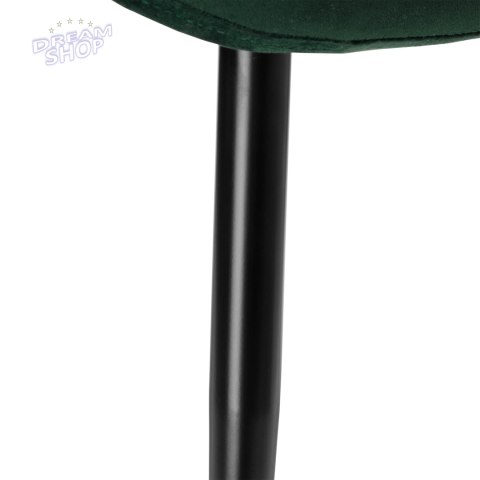 Krzesło aksamitne ELIOT ciemnozielone velvet Krzesło aksamitne ELIOT ciemnozielone velvet