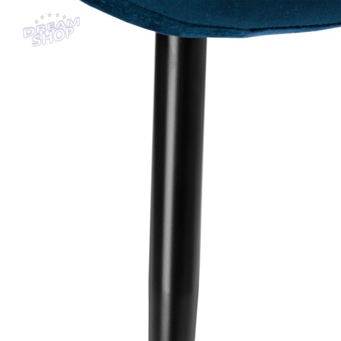 Krzesło aksamitne ELIOT granatowe velvet Krzesło aksamitne ELIOT granatowe velvet