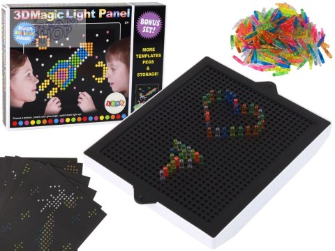 Magiczna Tablica Układanka 3D 276 Elementów Podświetlana Magiczna Tablica Układanka 3D 276 Elementów Podświetlana