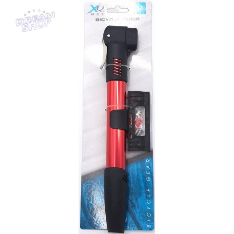 POMPKA ROWEROWA MINI ALU XQMAX - CZERWONA POMPKA ROWEROWA MINI ALU XQMAX - CZERWONA