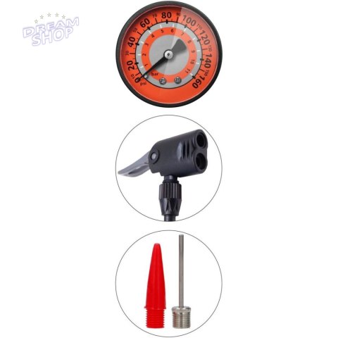 POMPKA WARSZTATOWO - ROWEROWA XQMAX PRO 160Psi (11Bar) Z MANOMETREM