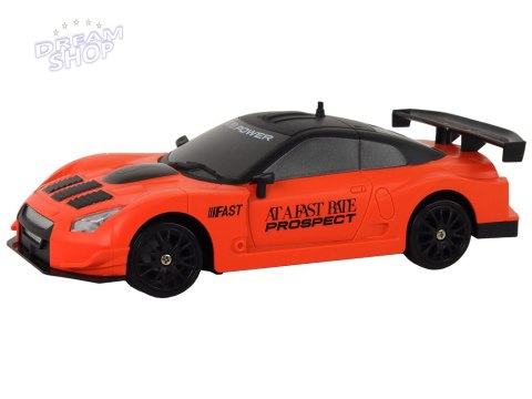 Autko Sportowe Zdalnie Sterowane R/C 1:24 Pomarańczowe Wymienne Koła Autko Sportowe Zdalnie Sterowane R/C 1:24 Pomarańczowe Wymienne Koła