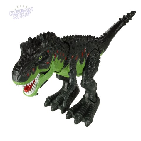 Dinozaur T-REX elektroniczny chodzi ryczy zielony Dinozaur T-REX elektroniczny chodzi ryczy zielony