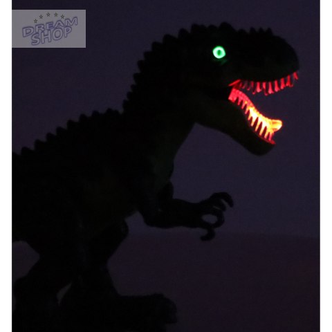 Dinozaur T-REX elektroniczny chodzi ryczy zielony Dinozaur T-REX elektroniczny chodzi ryczy zielony