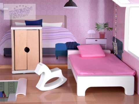 Domek drewniany dla lalek + basen winda mebelki ZA4835 Domek drewniany dla lalek + basen winda mebelki ZA4835