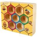 Gra edukacyjna plaster miodu pszczoły montessori