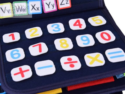 Materiałowa kolorowa książka manipulacyjna sensoryczna dla dzieci ZA4831