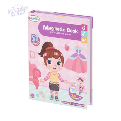 Układanka puzzle magnetyczne ubierz lalkę Układanka puzzle magnetyczne ubierz lalkę