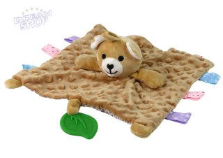 Miś Pluszowa Przytulanka Kocyk Wypustki Gryzak Grzechotka