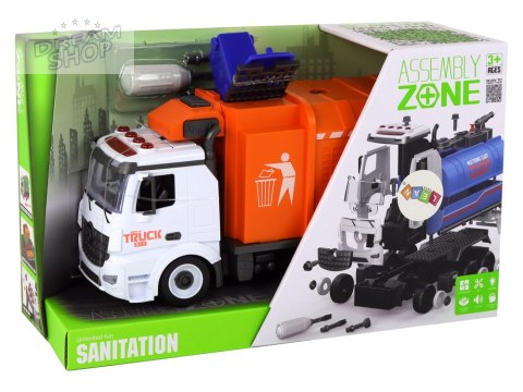Śmieciarka Sorter Segregacja Zestaw DIY Śrubokręt Dźwięk Śmieciarka Sorter Segregacja Zestaw DIY Śrubokręt Dźwięk