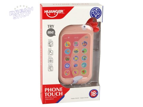 Telefon Edukacyjny Nauka Angielskiego Kurczak Różowy