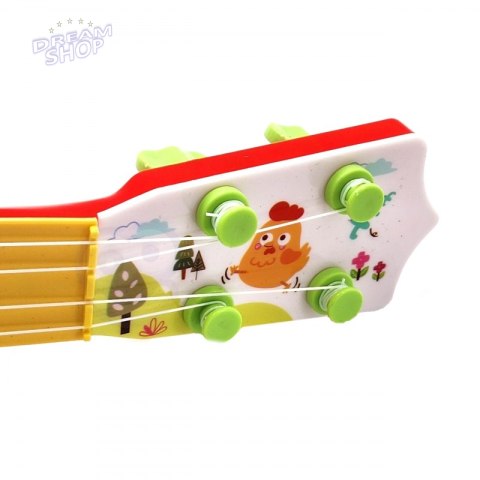 WOOPIE Gitara Akustyczna dla Dzieci Czerwona 43 cm WOOPIE Gitara Akustyczna dla Dzieci Czerwona 43 cm