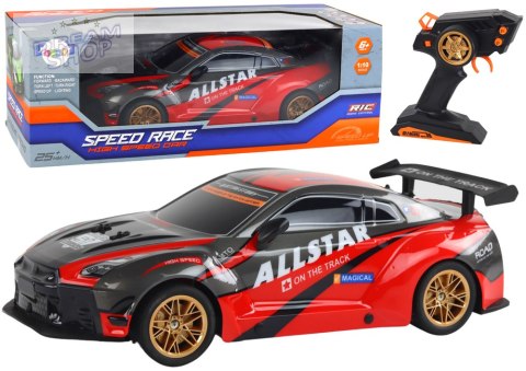 Duże Auto Sportowe Zdalnie Sterowane 1:10 Czerwone