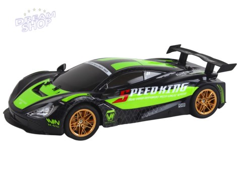 Duże Auto Sportowe Zdalnie Sterowane 1:10 Zielono-Czarne Duże Auto Sportowe Zdalnie Sterowane 1:10 Zielono-Czarne