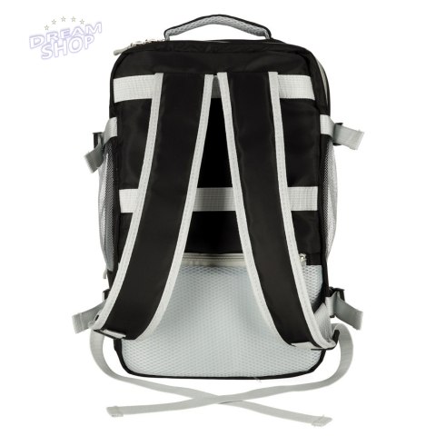 Plecak podróżny do samolotu wodoodporny kabel USB 45x16x28cm czarny Plecak podróżny do samolotu wodoodporny kabel USB 45x16x28cm czarny
