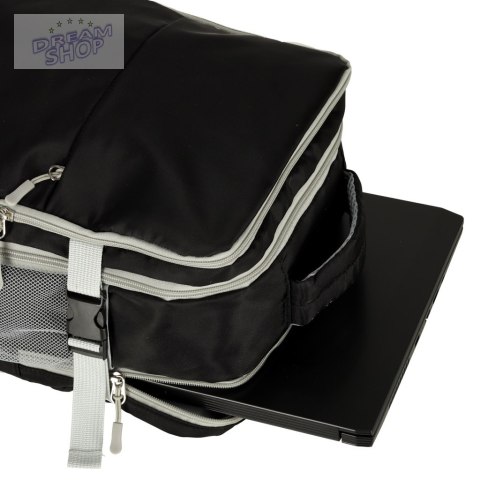 Plecak podróżny do samolotu wodoodporny kabel USB 45x16x28cm czarny Plecak podróżny do samolotu wodoodporny kabel USB 45x16x28cm czarny