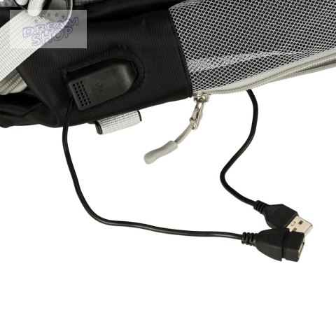 Plecak podróżny do samolotu wodoodporny kabel USB 45x16x28cm czarny Plecak podróżny do samolotu wodoodporny kabel USB 45x16x28cm czarny