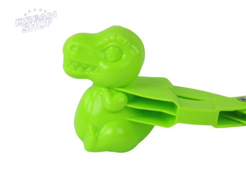 Śnieżkomat Do Śniegu Maszynka Do Robienia Śnieżek Dinozaur Zielony
