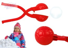 Śnieżkomat Maszynka do Kulek Śnieżnych Wzór Piłki Czerwona 20cm x 5cm x 5cm
