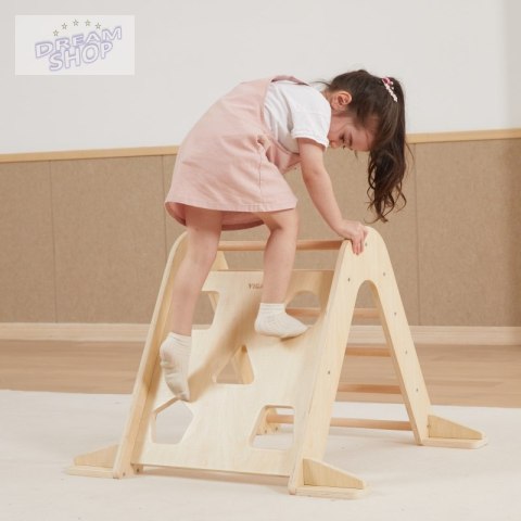 VIGA Drewniana Drabinka Pikler Trójkąt Wspinaczkowy Montessori VIGA Drewniana Drabinka Pikler Trójkąt Wspinaczkowy Montessori
