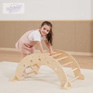 VIGA Drewniany Bujak Naturalny Montessori