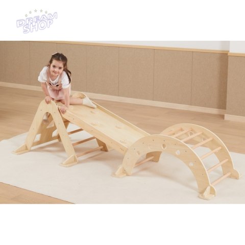 VIGA Drewniany Bujak Naturalny Montessori