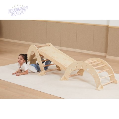 VIGA Drewniany Bujak Naturalny Montessori