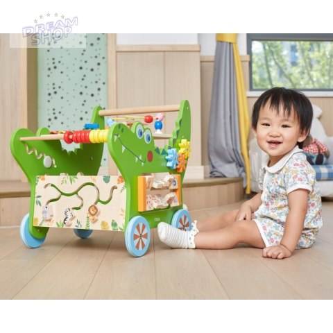 VIGA Drewniany Pchacz Edukacyjny Krokodylek 12w1 VIGA Drewniany Pchacz Edukacyjny Krokodylek 12w1