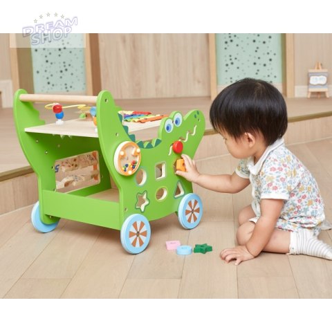 VIGA Drewniany Pchacz Edukacyjny Krokodylek 12w1 VIGA Drewniany Pchacz Edukacyjny Krokodylek 12w1