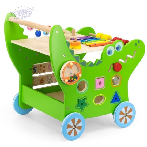 VIGA Drewniany Pchacz Edukacyjny Krokodylek 12w1 VIGA Drewniany Pchacz Edukacyjny Krokodylek 12w1