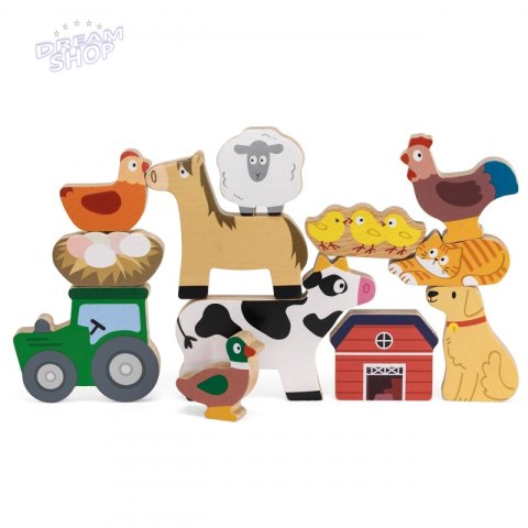 VIGA Układanka w Stosy Farma Zwierzęta VIGA Układanka w Stosy Farma Zwierzęta
