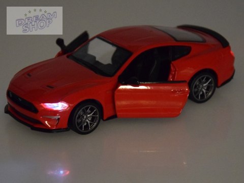 Auto metalowe model 2018 Ford Mustang GT skala 1:34 światło dźwięk ZA4616 Auto metalowe model 2018 Ford Mustang GT skala 1:34 światło dźwięk ZA4616