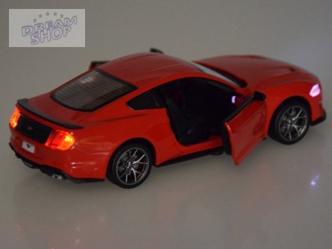 Auto metalowe model 2018 Ford Mustang GT skala 1:34 światło dźwięk ZA4616 Auto metalowe model 2018 Ford Mustang GT skala 1:34 światło dźwięk ZA4616