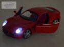 Auto metalowe model Alfa Romeo 8C Competizione skala 1:32 światła ZA4607
