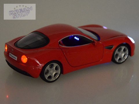 Auto metalowe model Alfa Romeo 8C Competizione skala 1:32 światła ZA4607 Auto metalowe model Alfa Romeo 8C Competizione skala 1:32 światła ZA4607