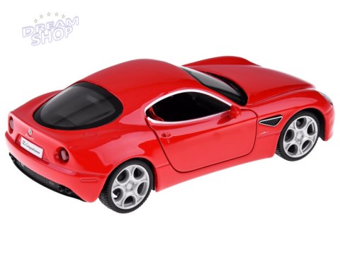 Auto metalowe model Alfa Romeo 8C Competizione skala 1:32 światła ZA4607 Auto metalowe model Alfa Romeo 8C Competizione skala 1:32 światła ZA4607