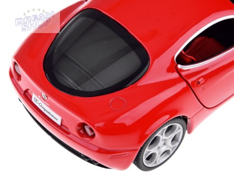 Auto metalowe model Alfa Romeo 8C Competizione skala 1:32 światła ZA4607 Auto metalowe model Alfa Romeo 8C Competizione skala 1:32 światła ZA4607