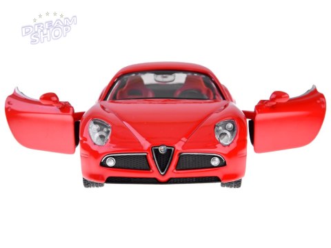 Auto metalowe model Alfa Romeo 8C Competizione skala 1:32 światła ZA4607 Auto metalowe model Alfa Romeo 8C Competizione skala 1:32 światła ZA4607