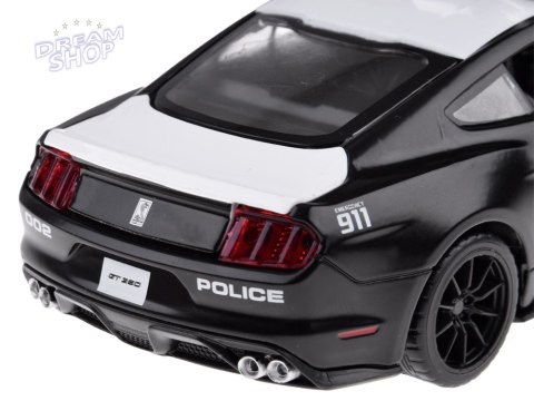 Auto metalowe policja Ford Shelby GT350 skala 1:32 światła koguty ZA4610 Auto metalowe policja Ford Shelby GT350 skala 1:32 światła koguty ZA4610