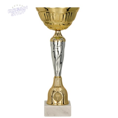 Puchar metalowy złoto-srebrny Puchar metalowy złoto-srebrny