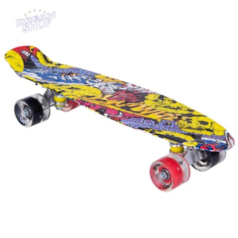 DESKOROLKA PLASTIKOWA 22 CALE ENERO GRAFFITI LED 1030869 DESKOROLKA PLASTIKOWA 22 CALE ENERO GRAFFITI LED 1030869