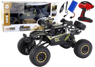Duże Auto Zdalnie Sterowane W Skali 1:8 Sterowanie 2.4G Czarne