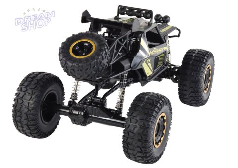 Duże Auto Zdalnie Sterowane W Skali 1:8 Sterowanie 2.4G Czarne Duże Auto Zdalnie Sterowane W Skali 1:8 Sterowanie 2.4G Czarne
