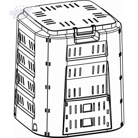 KOMPOSTOWNIK OGRODOWY COMPOGREEN 320L PROSPERPLAST KOMPOSTOWNIK OGRODOWY COMPOGREEN 320L PROSPERPLAST