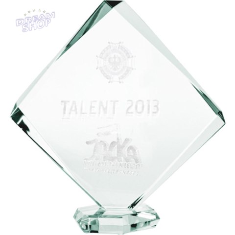 Trofeum szklane grawerowane 3D z etui Trofeum szklane grawerowane 3D z etui