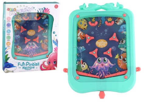 Gra Zręcznościowa Mini Pinball Gra z Kulką Zielona Gra Zręcznościowa Mini Pinball Gra z Kulką Zielona