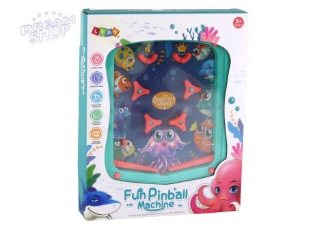Gra Zręcznościowa Mini Pinball Gra z Kulką Zielona Gra Zręcznościowa Mini Pinball Gra z Kulką Zielona